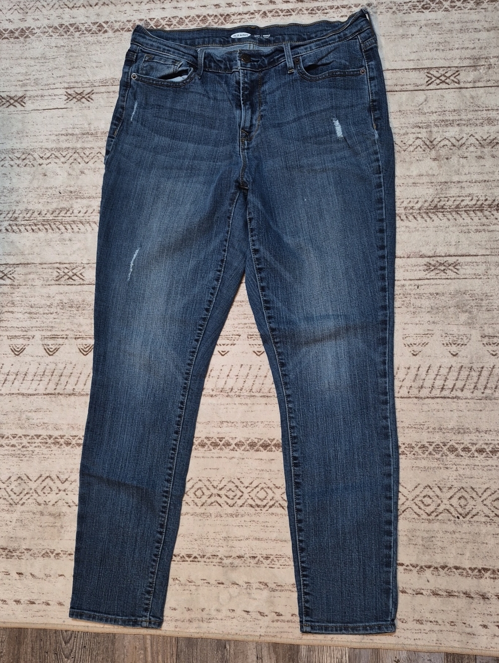 Old Navy Women's Dark Blue Skinny Jeans